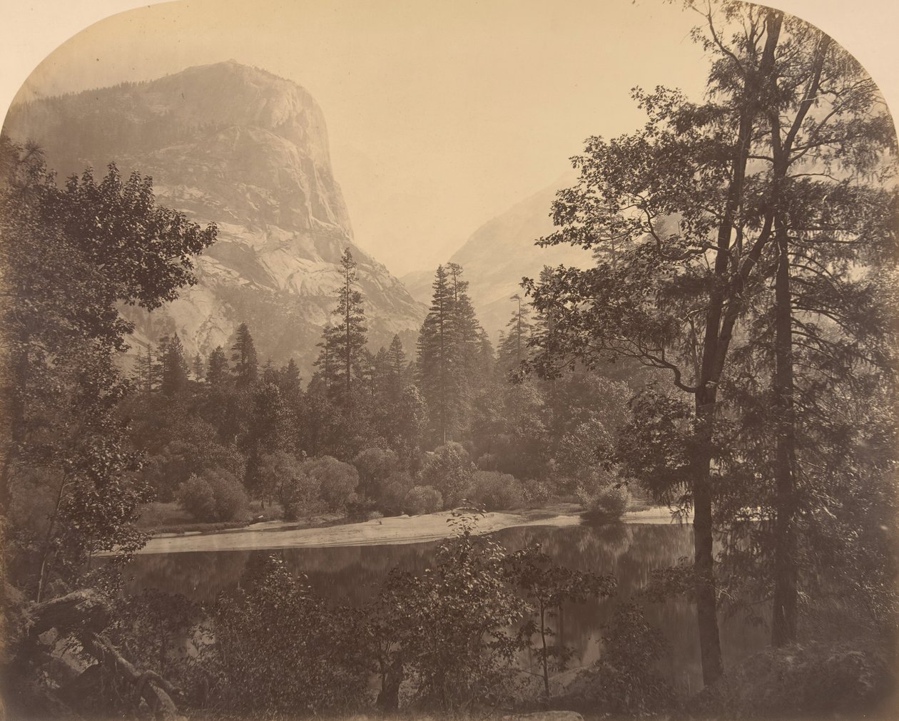 Il Lago ai Piedi di Half Dome da Carleton Emmons Watkins