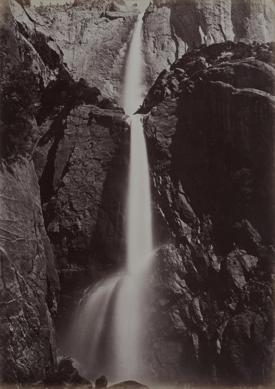 Cascate di Yosemite, Vista dal Basso, c.1878 da Carleton Emmons Watkins