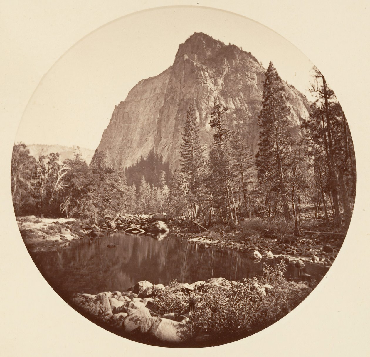 Parco Nazionale di Yosemite, California, ca. 1878 da Carleton Emmons Watkins