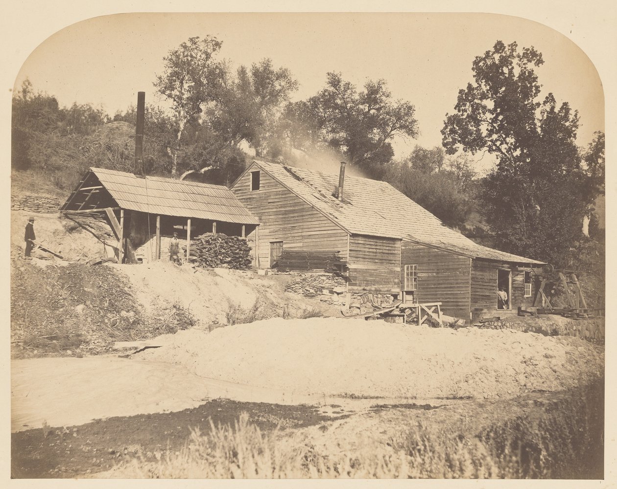 [Mulino di Agua Fria] da Carleton Watkins