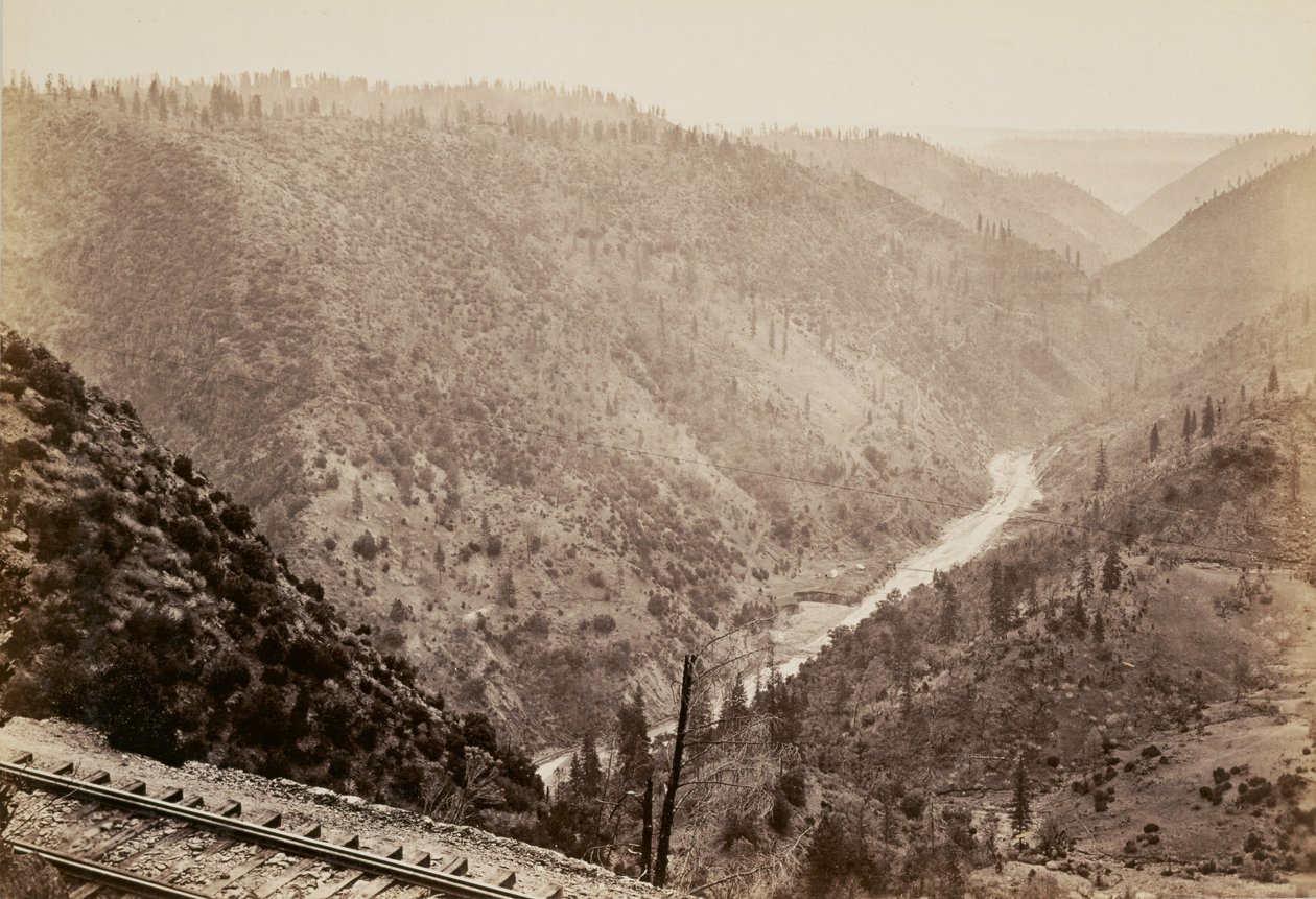 [Fiume americano da Capo Horn] da Carleton Watkins