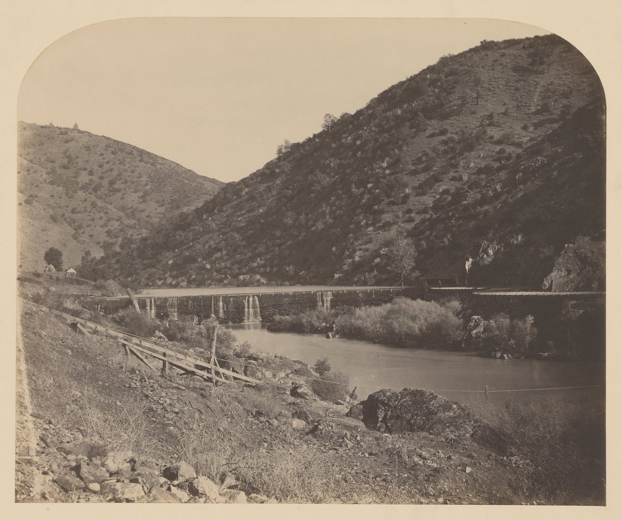 Diga di Benton, Fiume Merced da Carleton Watkins