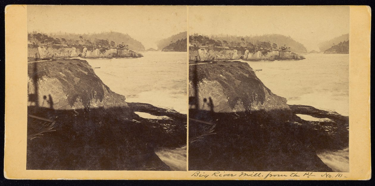 Grande mulino fluviale dal Pt da Carleton Watkins