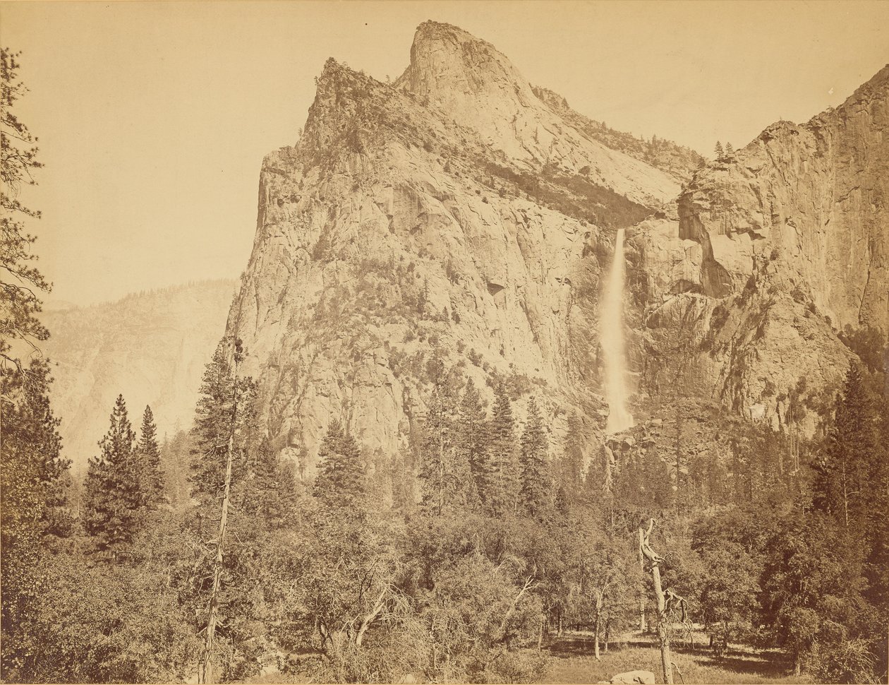 [Velo della Sposa, alto 900 piedi] da Carleton Watkins
