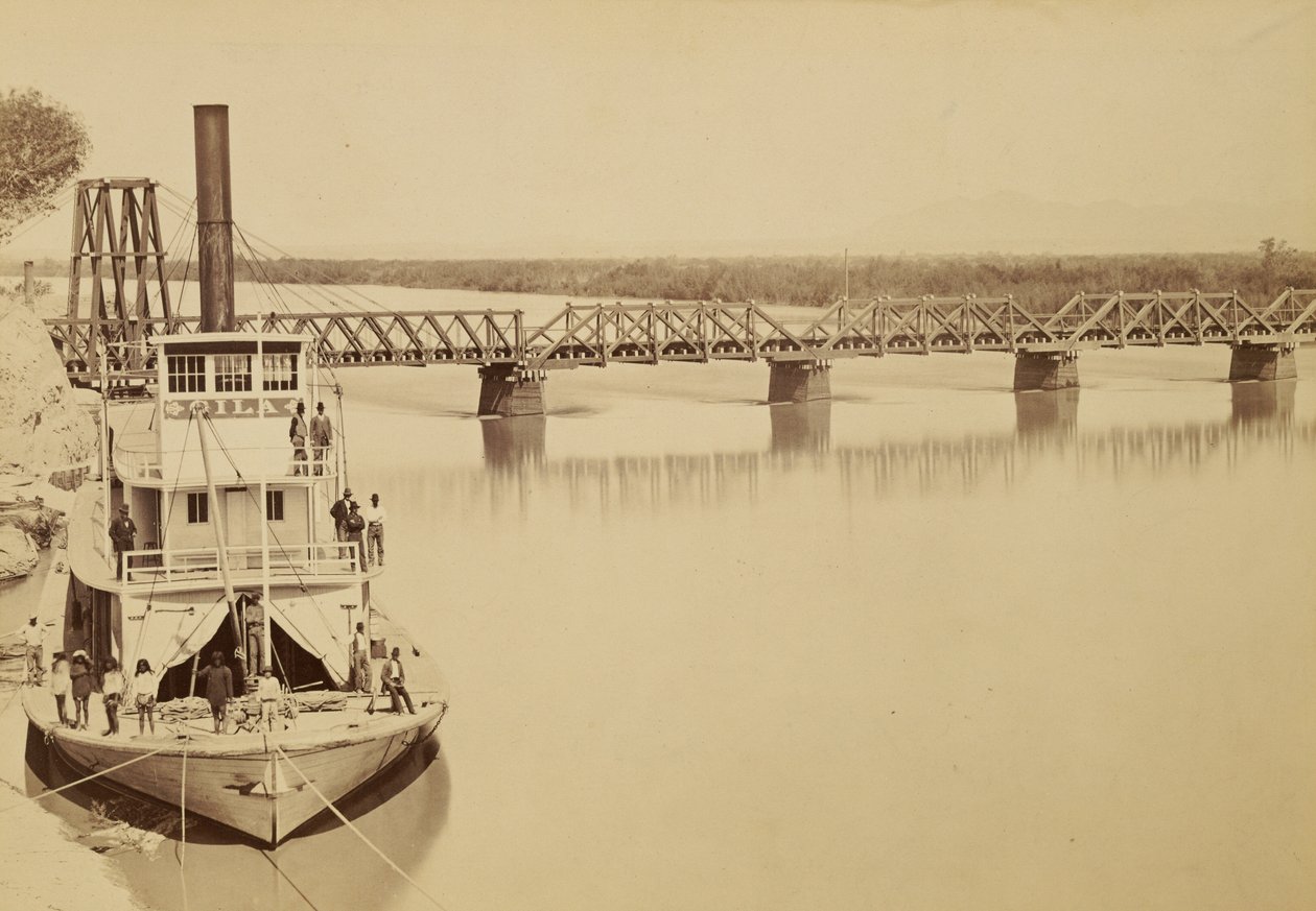 [Ponte sul Colorado a Yuma] da Carleton Watkins