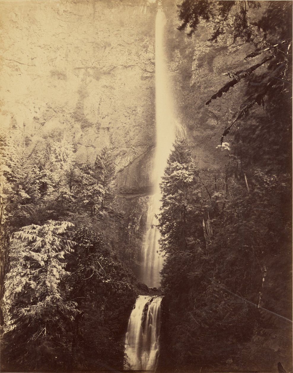 [Cascades, Multnomah Falls] da Carleton Watkins
