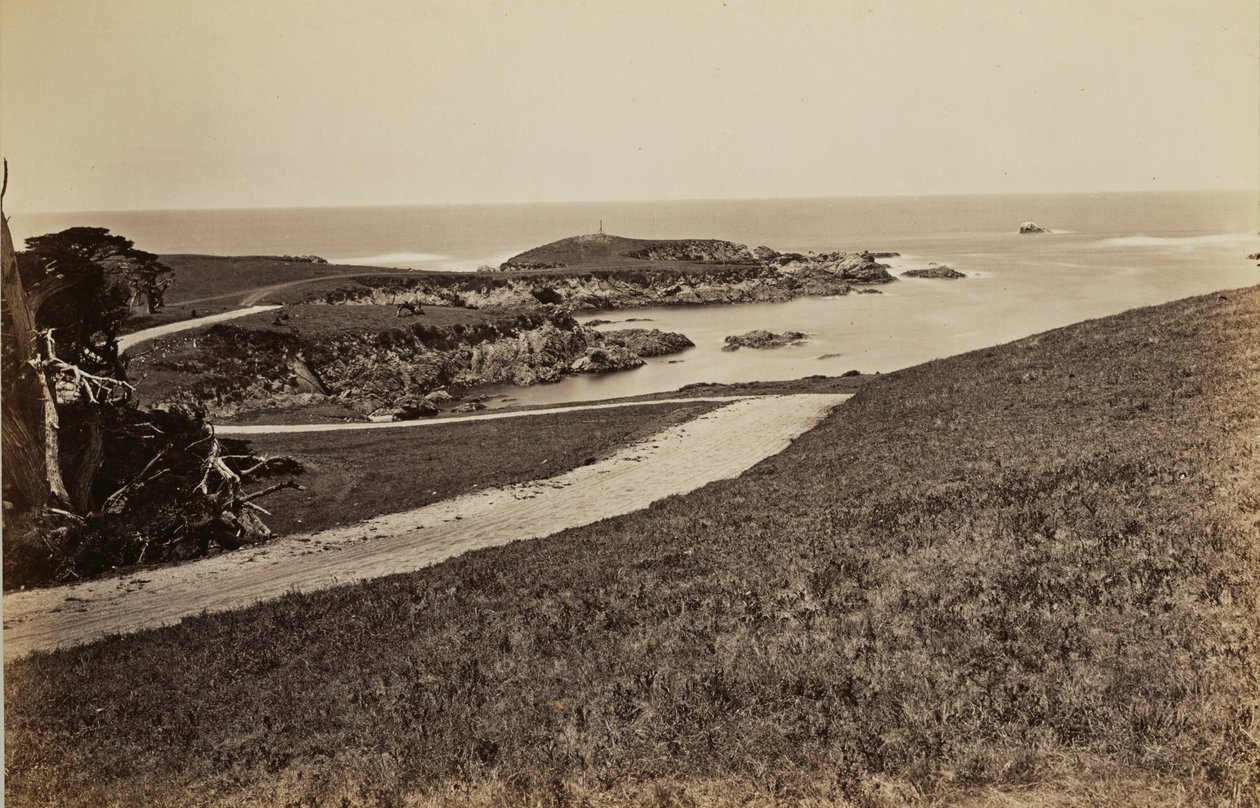 [Vista sulla costa nei pressi di Monterey] da Carleton Watkins