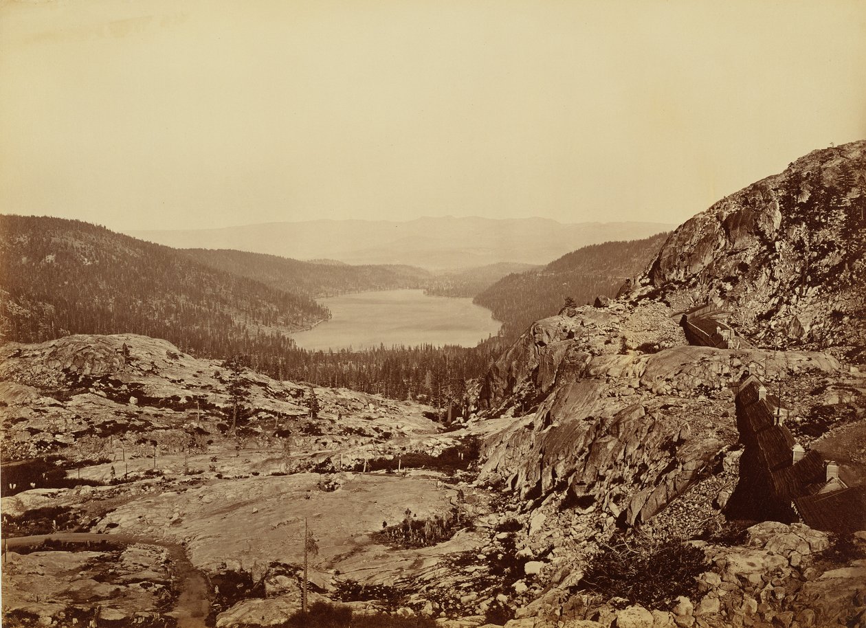 Lago Donner, C.P.R.R. da Carleton Watkins