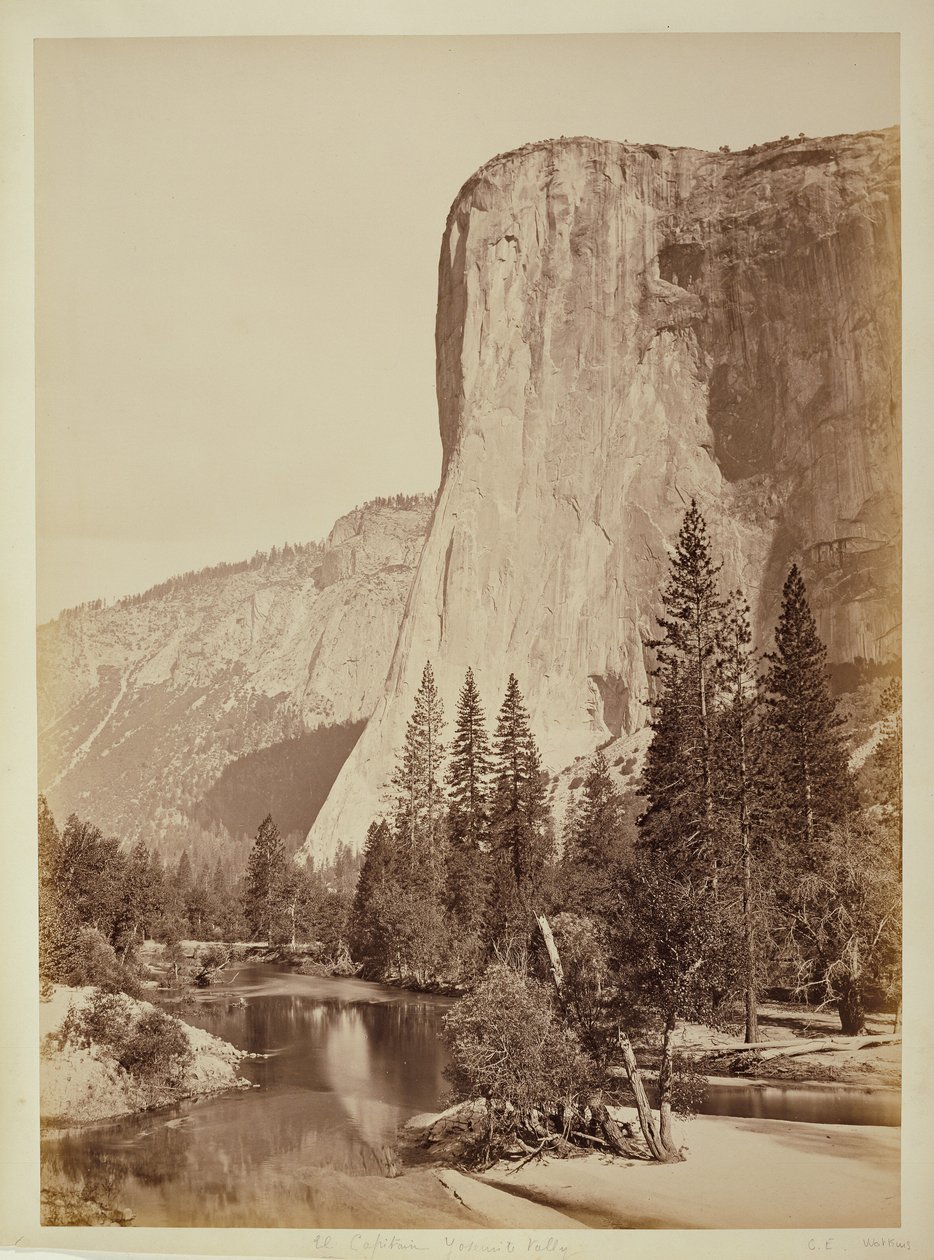 [El Capitan, Yosemite Valley] da Carleton Watkins