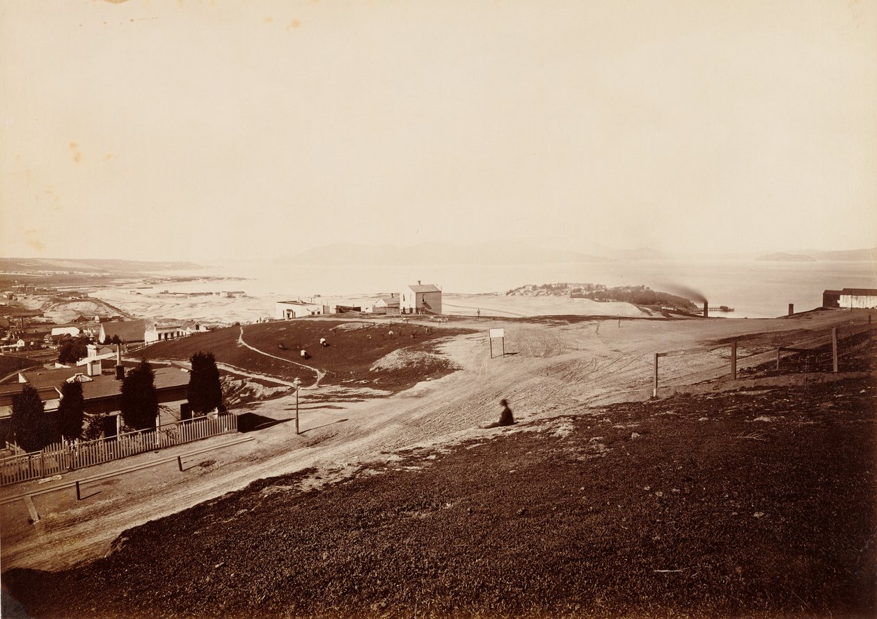 Il Golden Gate da Russian Hill da Carleton Watkins