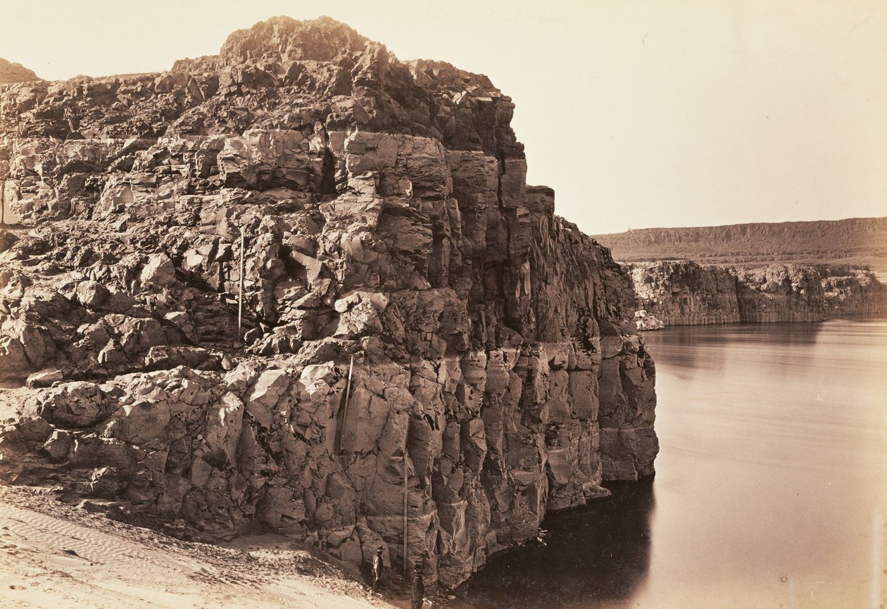Paesaggio, fiume Columbia, Oregon da Carleton Watkins
