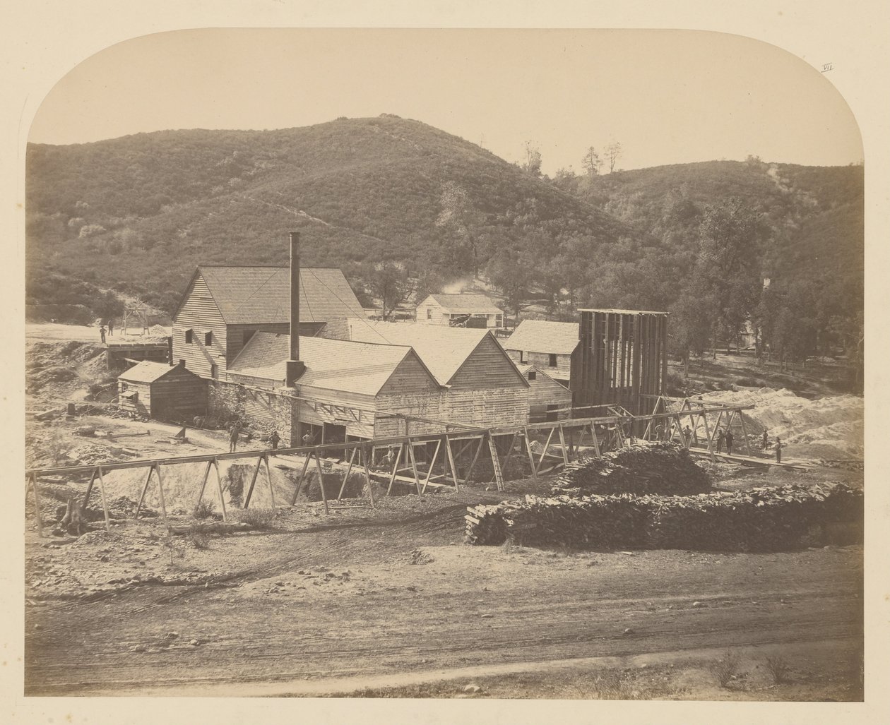Mulino di Monte Ophir da Carleton Watkins