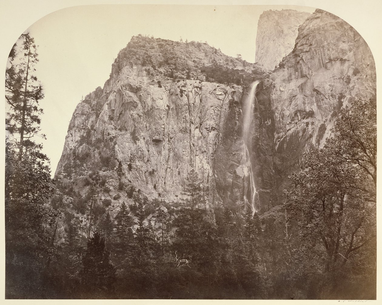 Pohono - Velo nuziale - 900 ft. Yosemite da Carleton Watkins