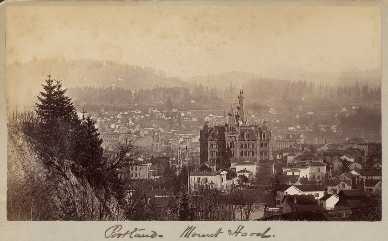 Portland - Monte Hood da Carleton Watkins