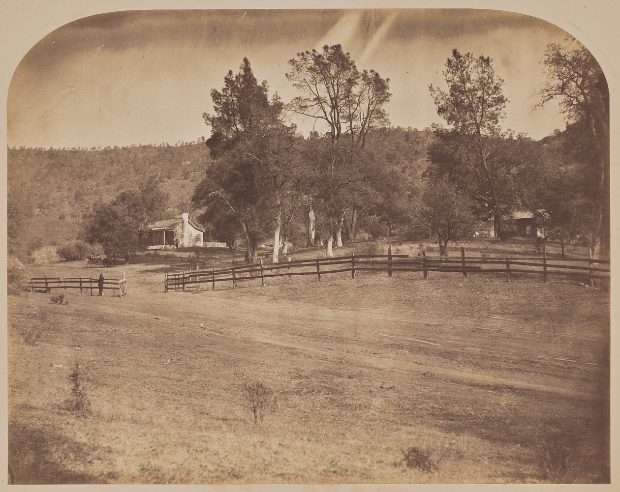 [Residenza di J. C. Fremont - Bear Valley] da Carleton Watkins