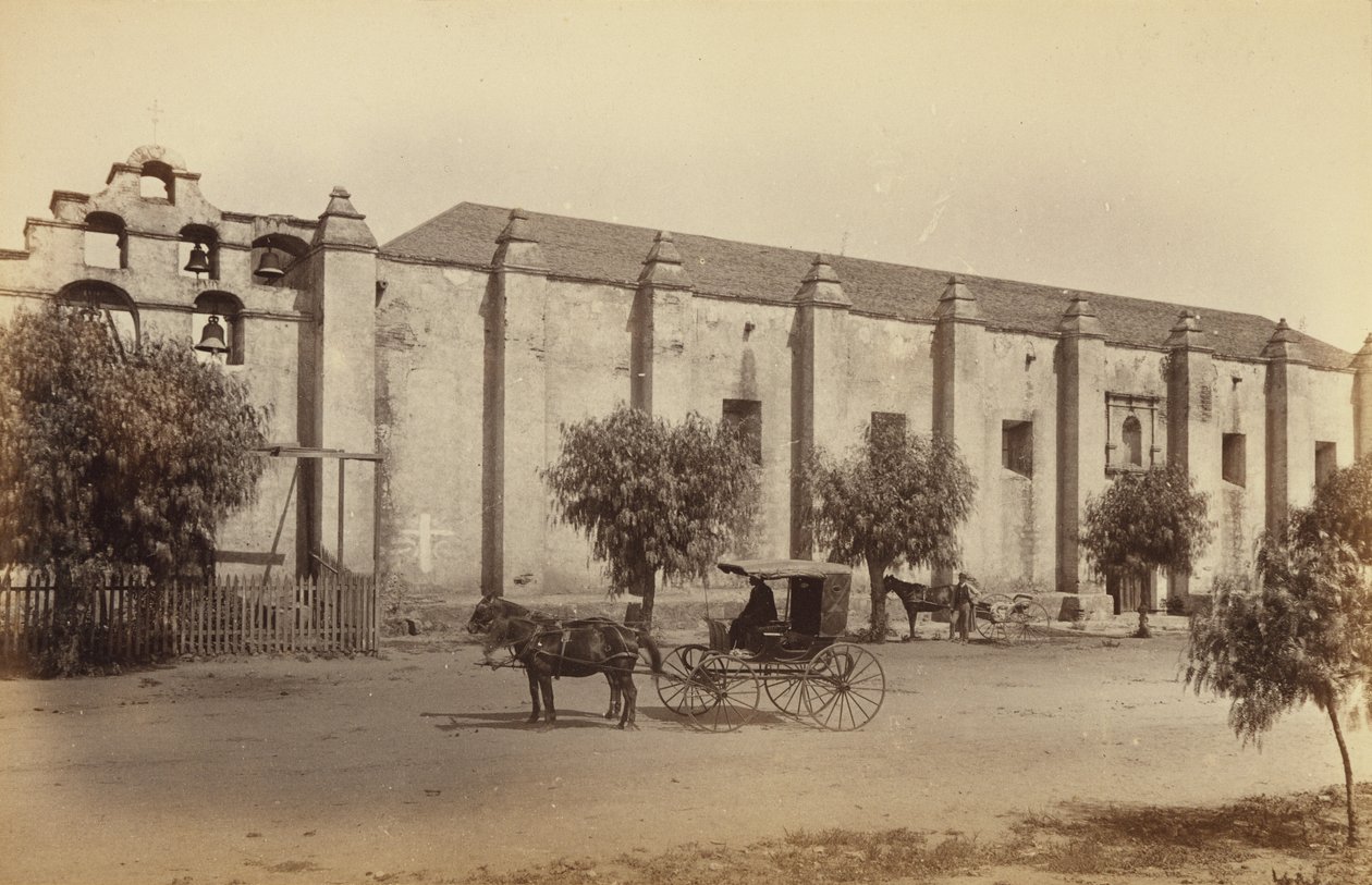Missione di San Gabriel, California da Carleton Watkins