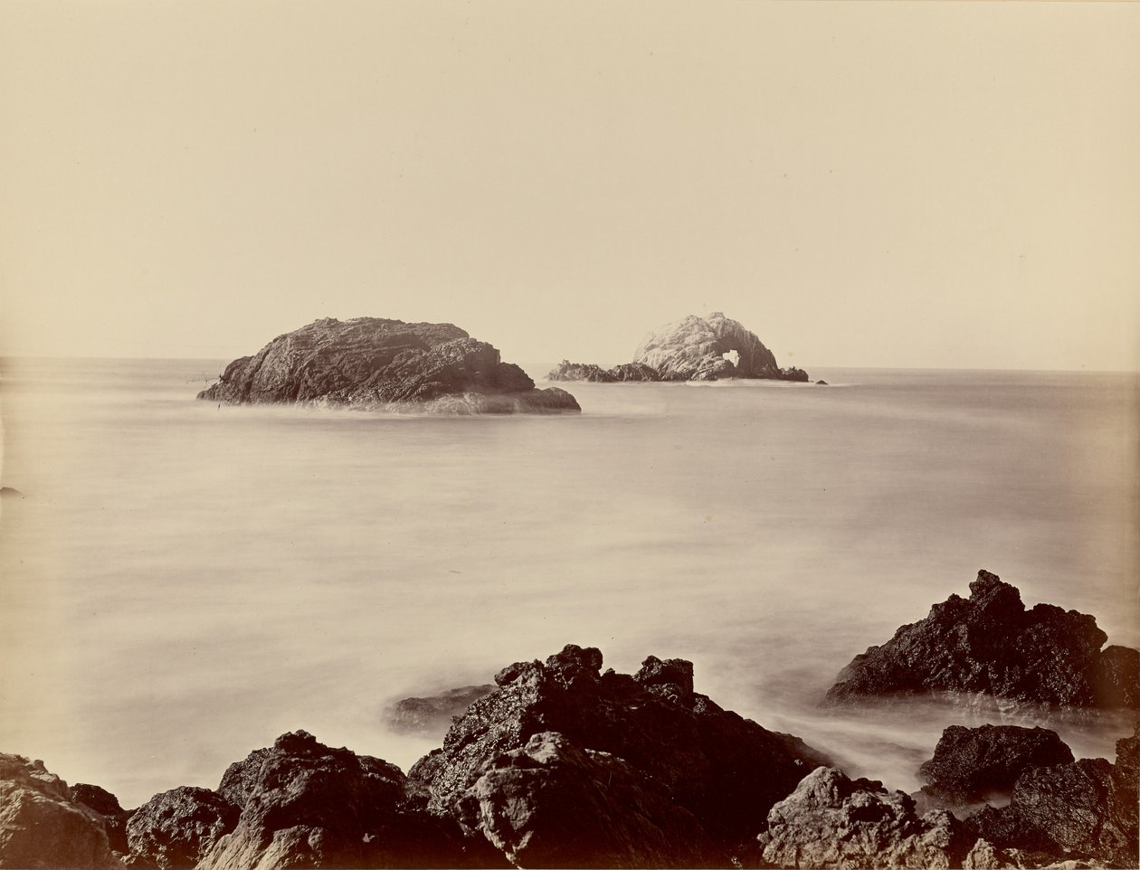 [Le rocce di Seal viste da Point] da Carleton Watkins