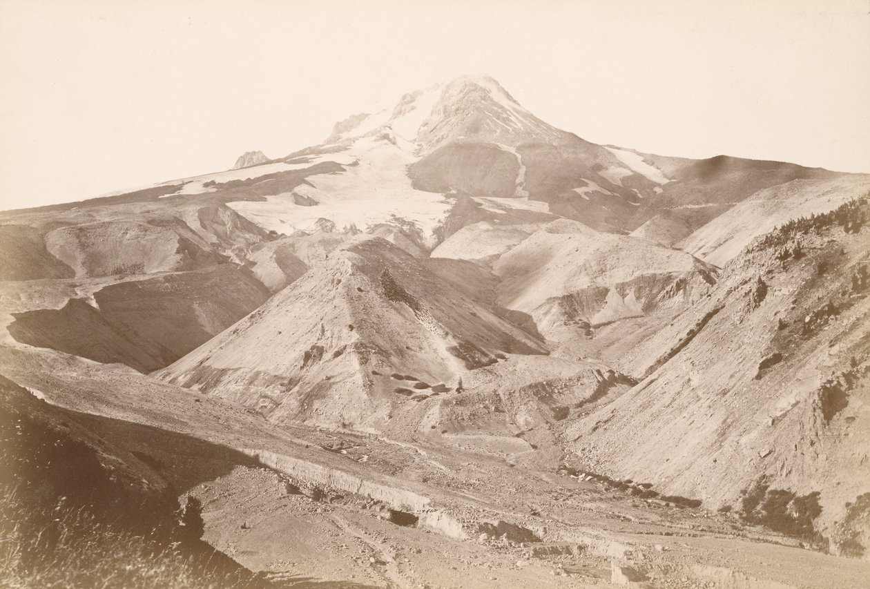 [Cima del Monte Hood, Oregon] da Carleton Watkins