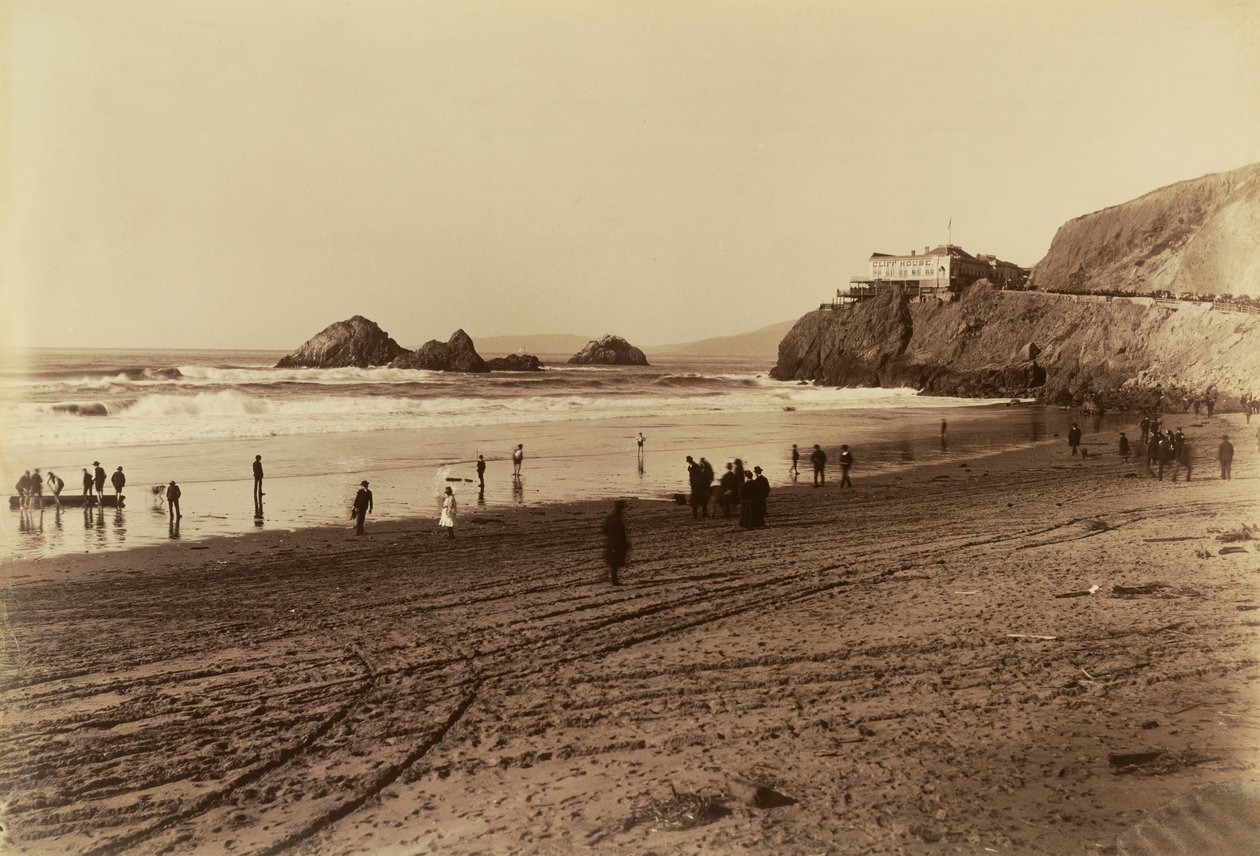 La Cliff House, San Francisco da Carleton Watkins