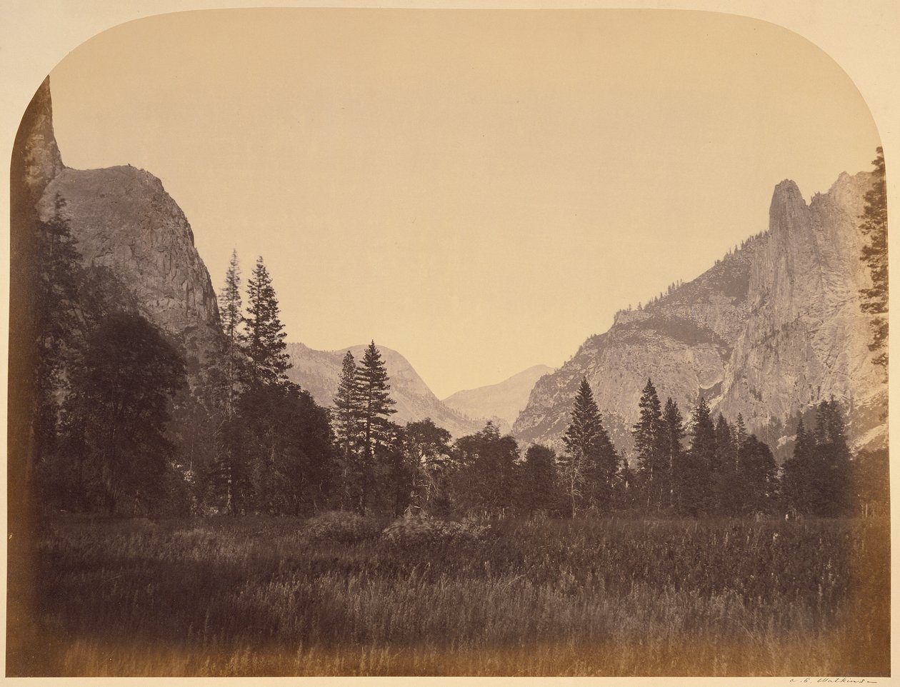 Su per la valle - Yosemite da Carleton Watkins