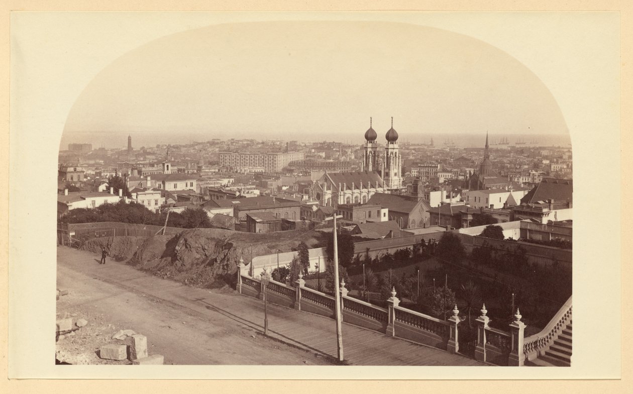 Veduta dalla residenza di Chas. Crocker verso est da Carleton Watkins