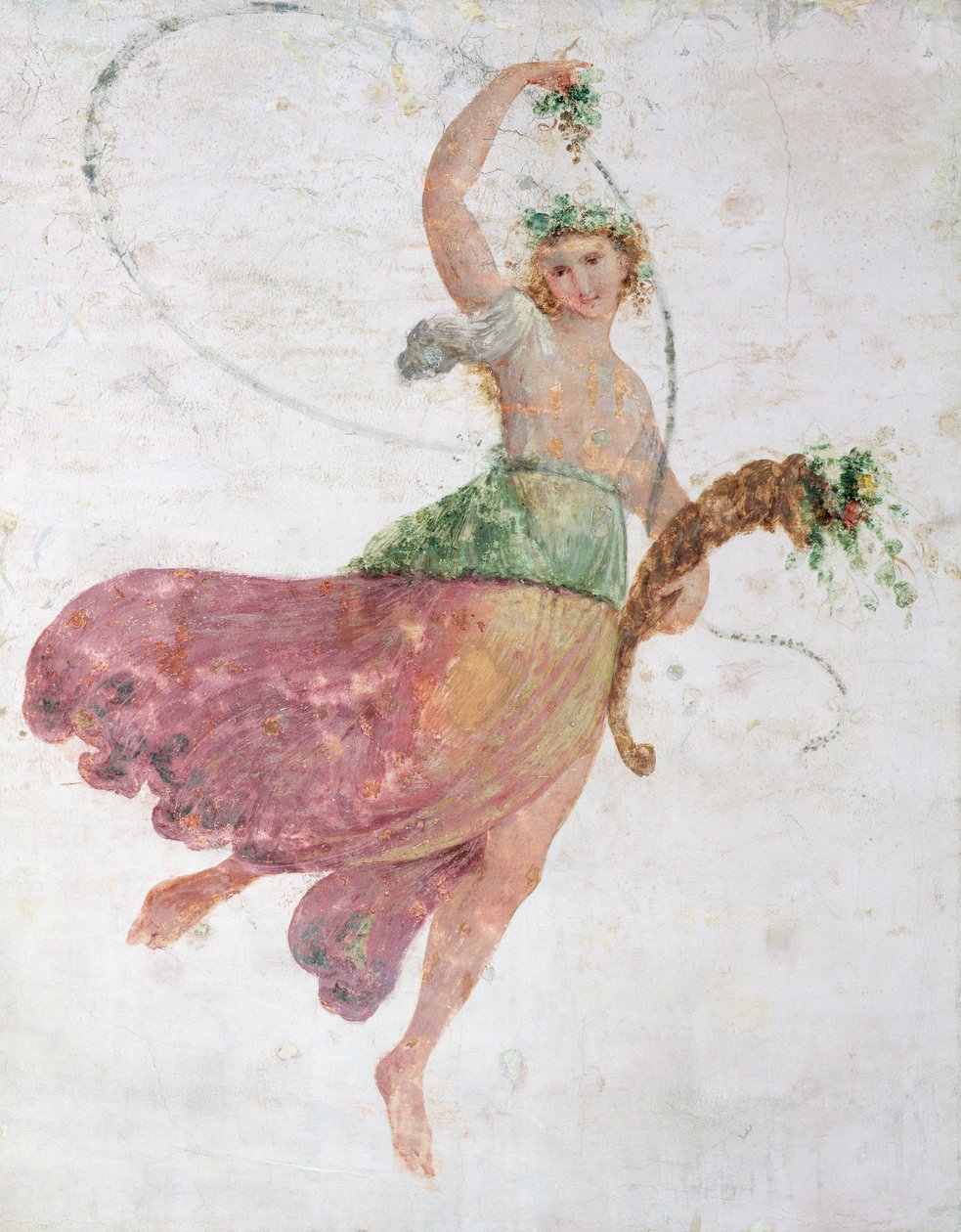 Giovane Danzatrice con una Cornucopia e un Grappolo d