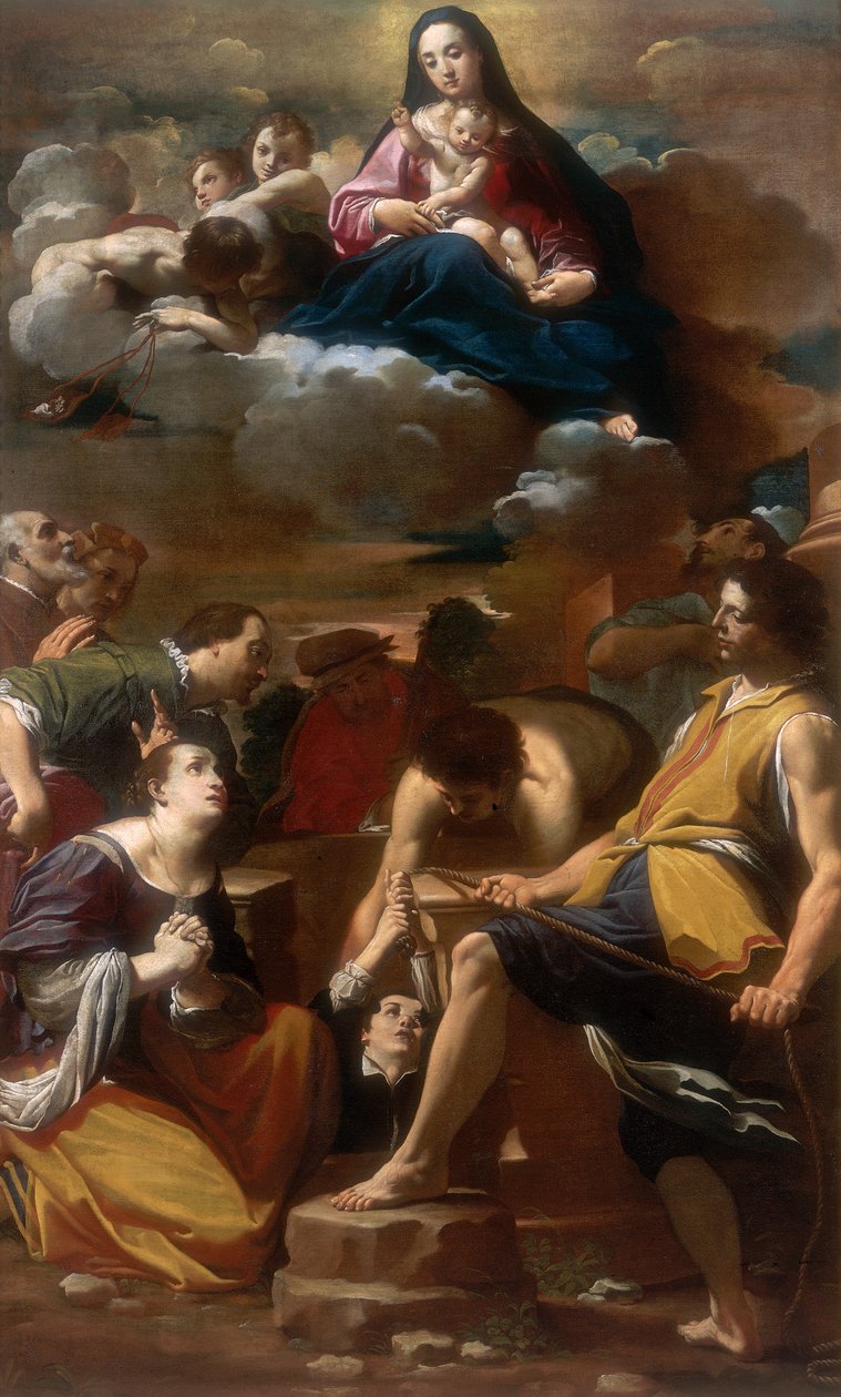 Miracolo della Madonna del Carmine, opera di Carlo Bononi, conservata alla Galleria Estense di Modena da Carlo Bononi