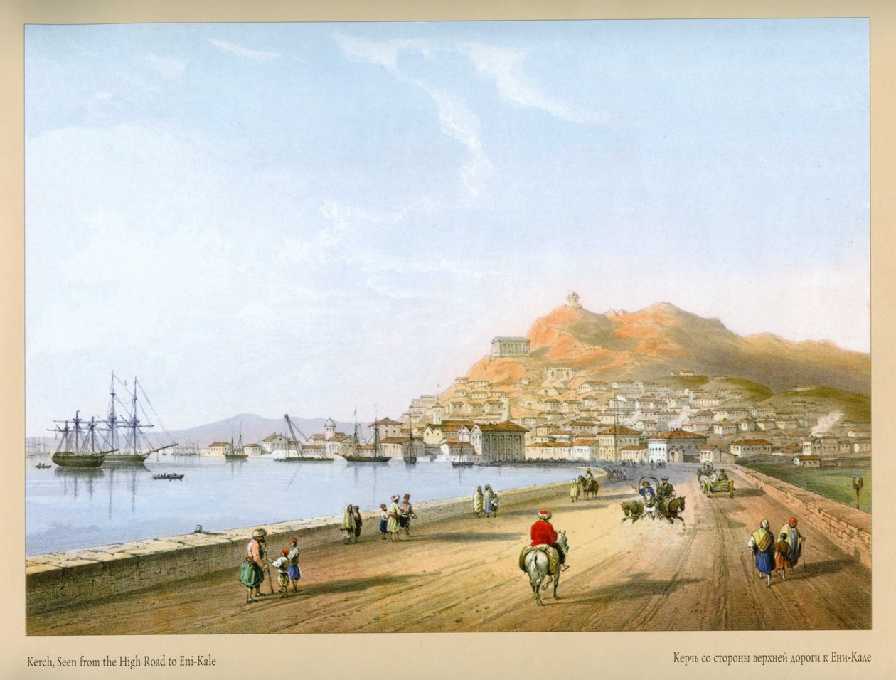 Kerch vista da Enikale da Carlo Bossoli