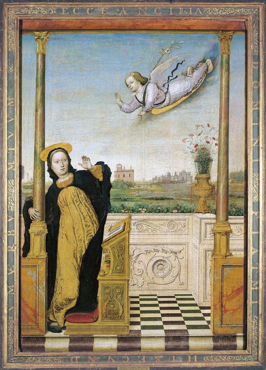 Trittico, pannello centrale: l