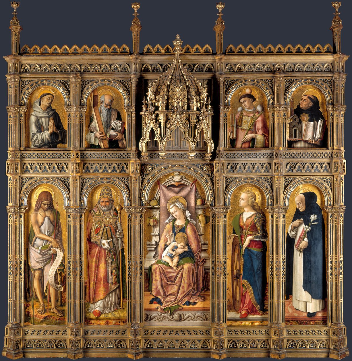 Pala Demidoff, 1476 da Carlo Crivelli