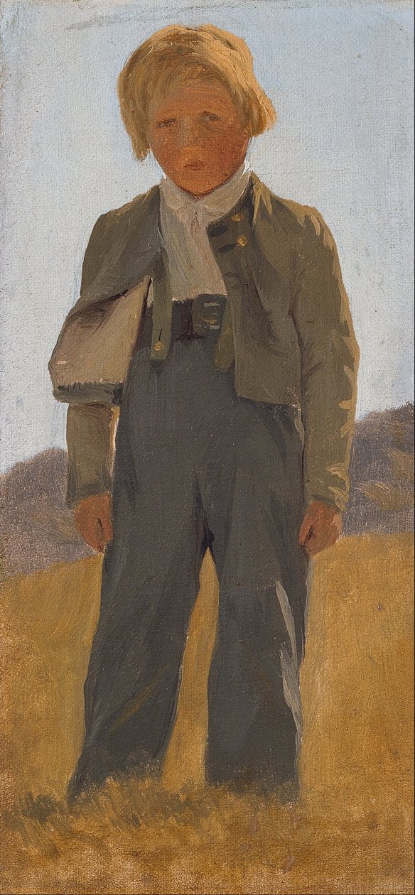 Ragazzo pastore. Studio da Carlo Dalgas
