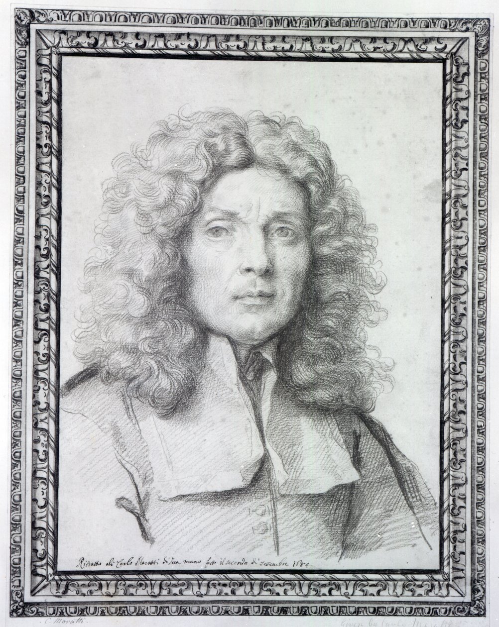 Autoritratto, 1684 da Carlo Maratta or Maratti