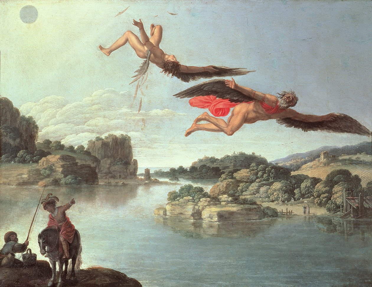 La Caduta di Icaro da Carlo Saraceni