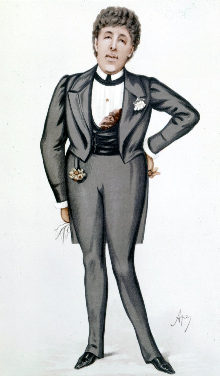 Caricatura di Oscar Wilde di Carlo Pellegrini - in 