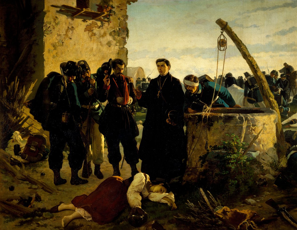 Anna Cuminello trovata morta giorni dopo la battaglia di San Martino nel 1859, di Carlo Ademollo da Carlo Ademollo