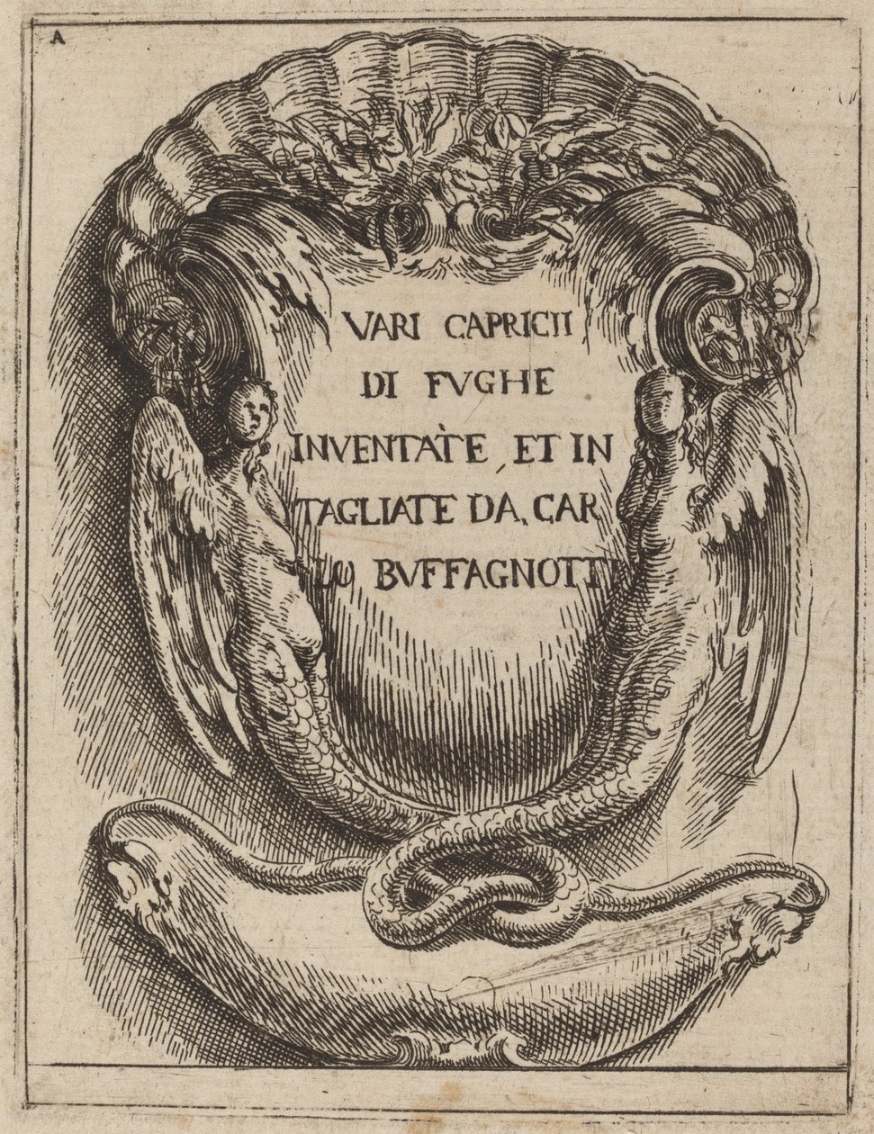 Frontespizio da Carlo Antonio Buffagnotti