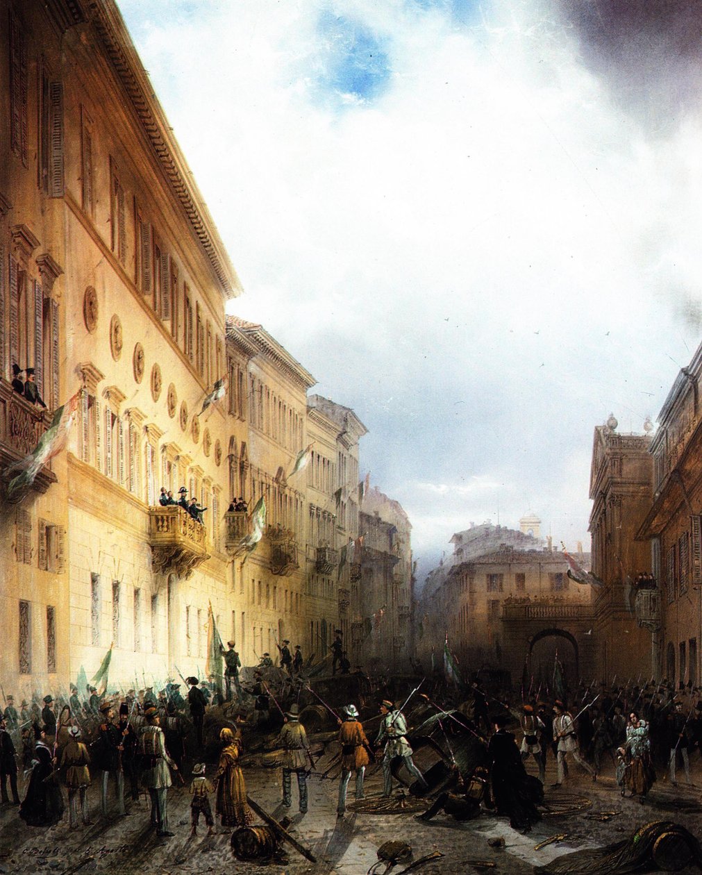 Risorgimento: Le cinque giornate di Milano da Carlo Bossoli