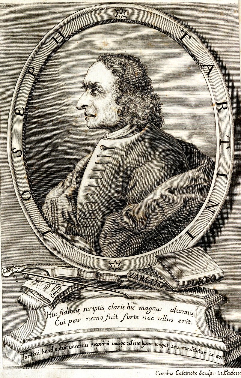 Ritratto del violinista e compositore Giuseppe Tartini da Carlo Calcinotto