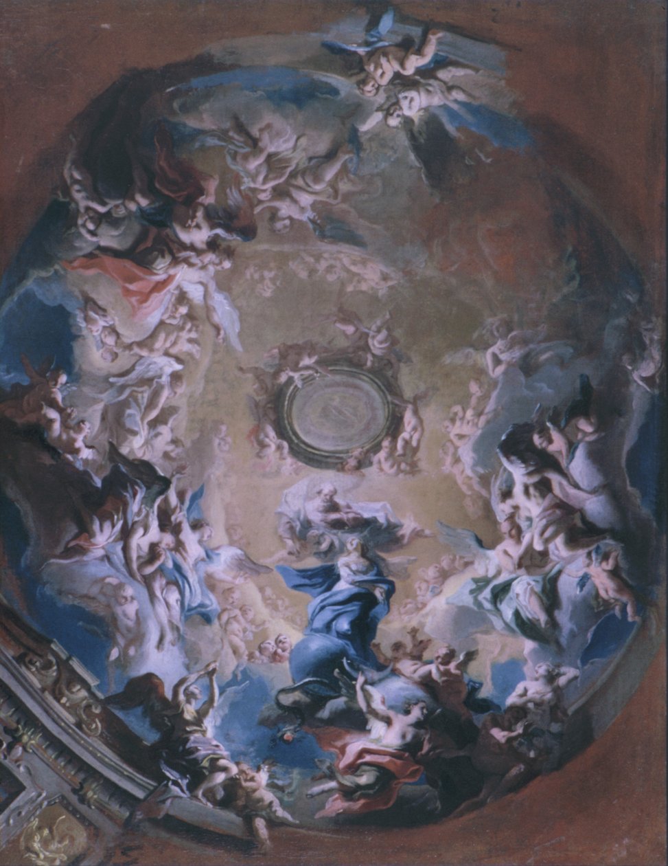 Dio Padre che riceve la Madonna dell