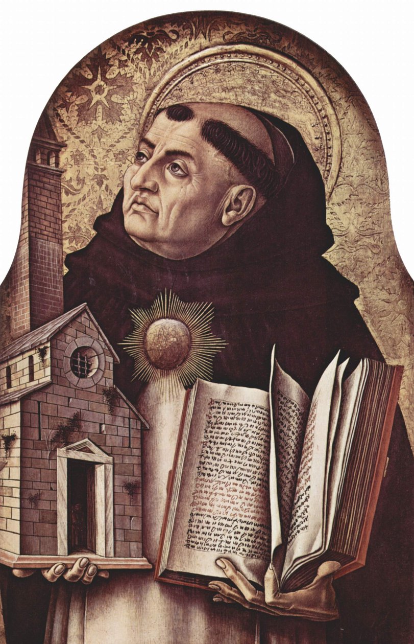 Altare di San Domenico ad Ascoli, polittico, pannello esterno sinistro: San Tommaso d