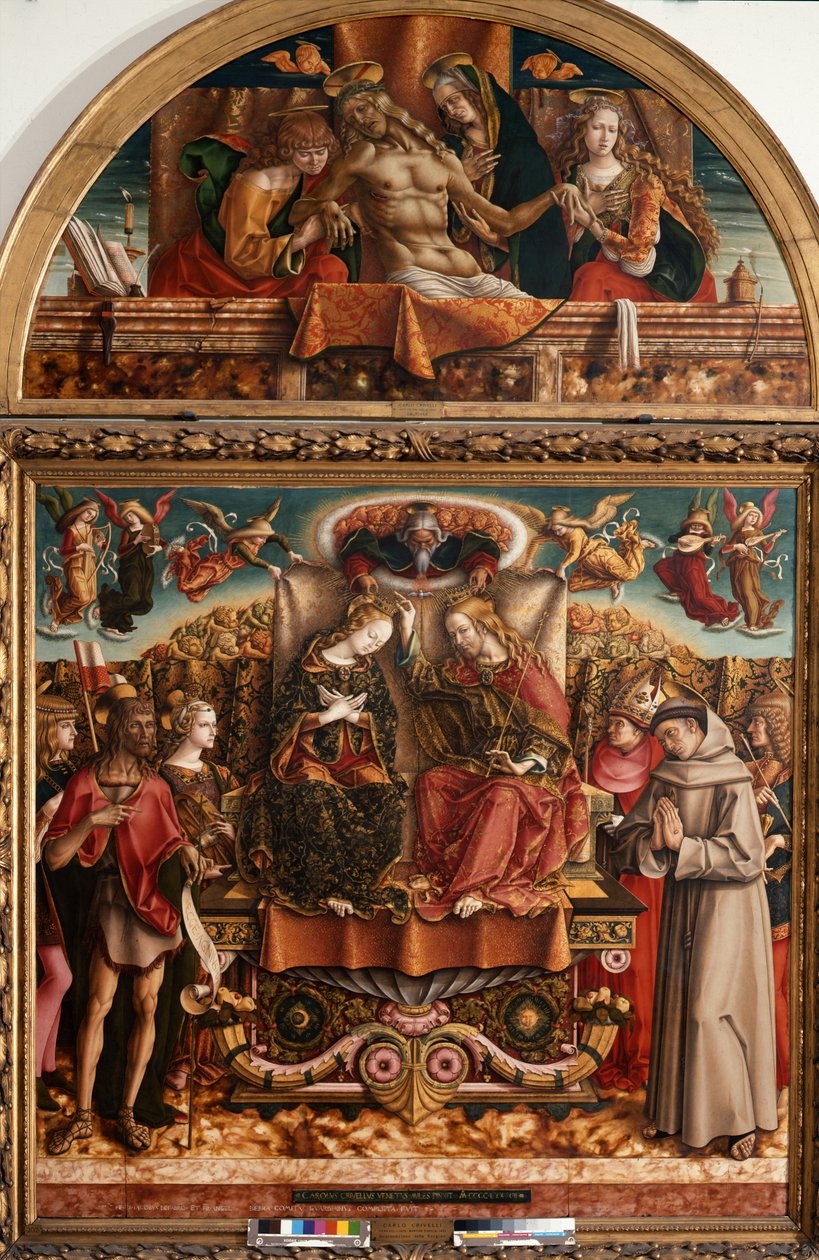 Incoronazione della Vergine con la Santissima Trinità e Santi da Carlo Crivelli