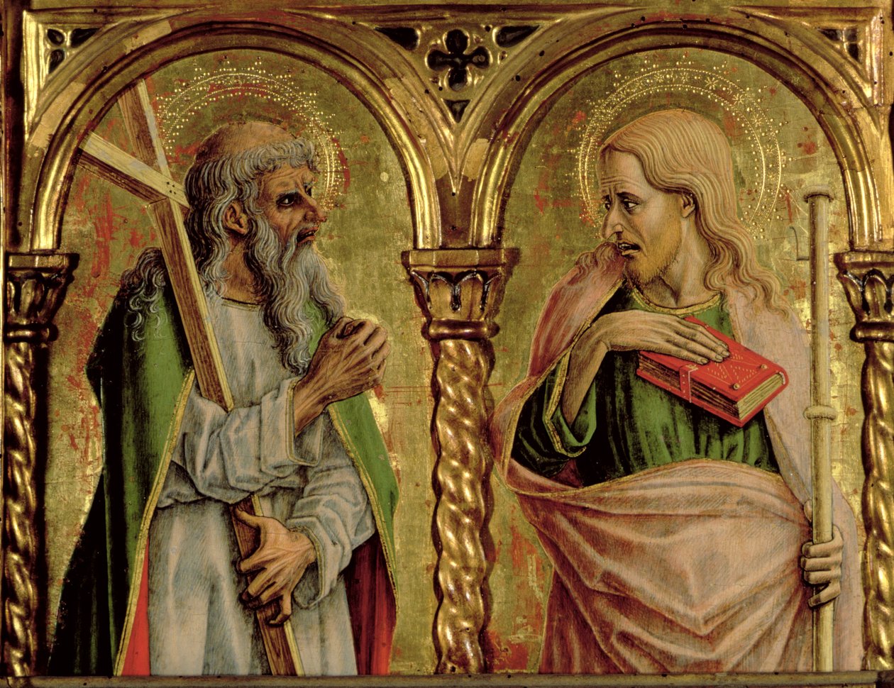 San Andrea e San Giacomo il Maggiore (dettaglio) da Carlo Crivelli