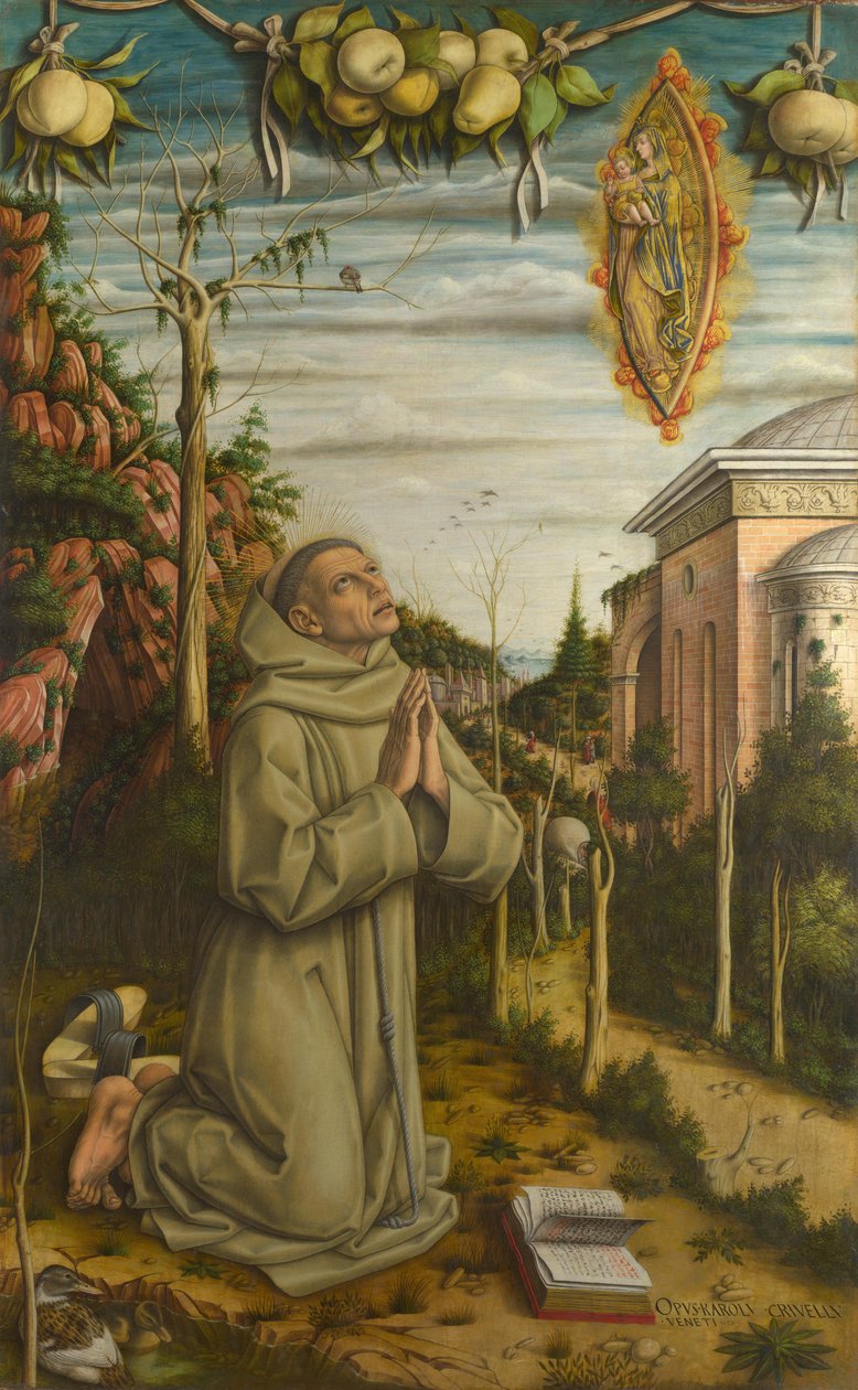La Visione del Beato Gabriele, 1489 da Carlo Crivelli