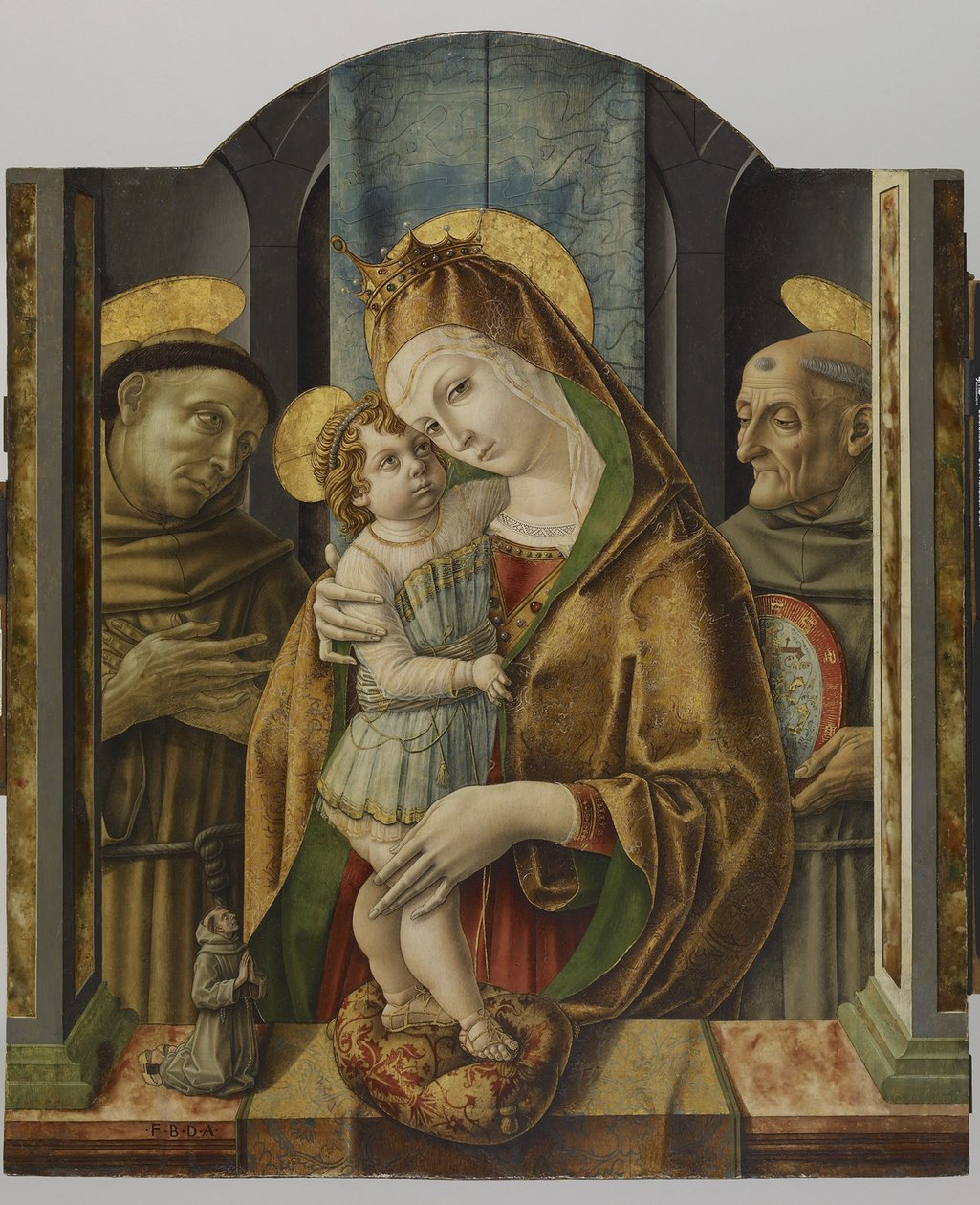 Vergine col Bambino con santi e donatore, c.1490 da Carlo Crivelli