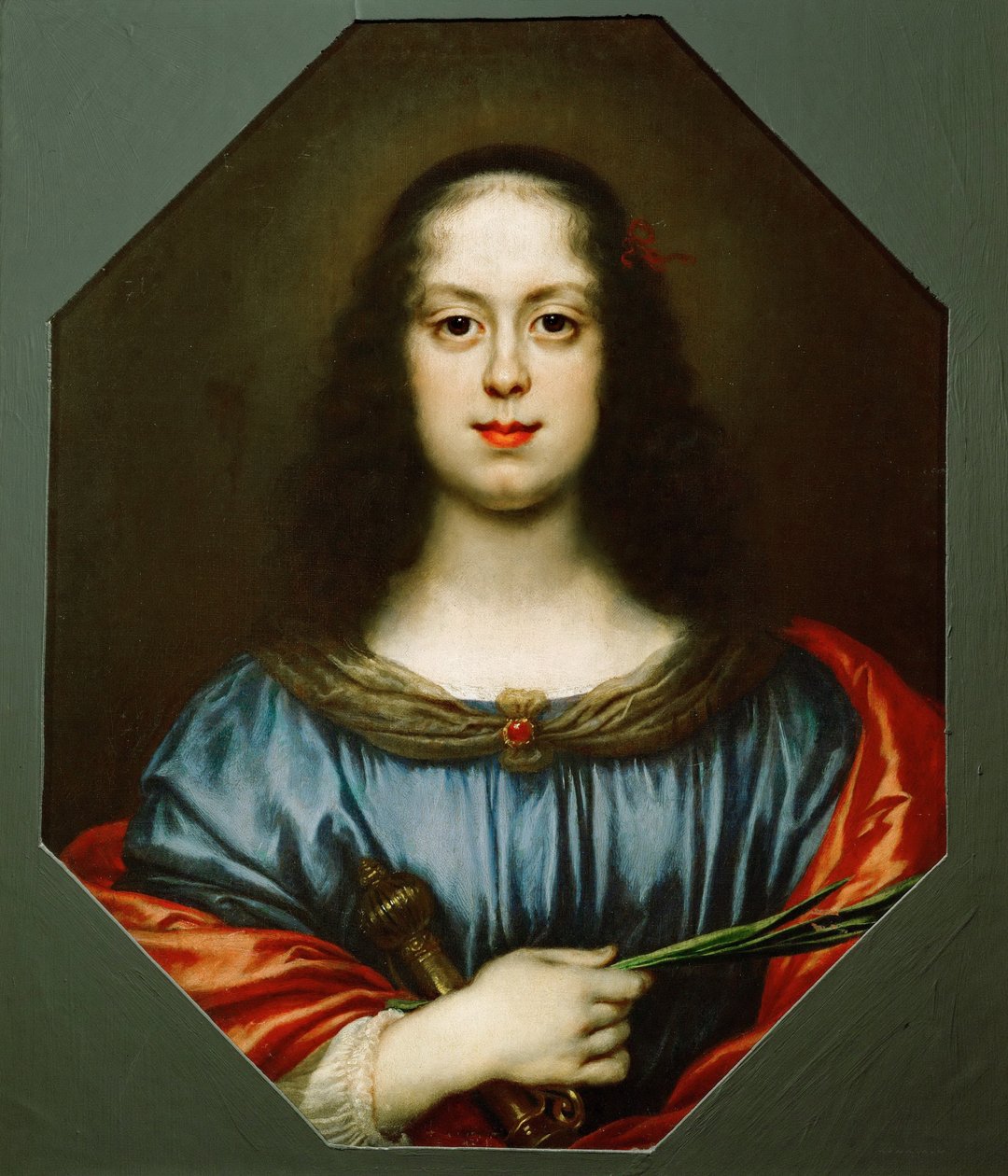 Ritratto di Vittoria della Rovere 1622-1694 come Santa Caterina, 1640 da Carlo Dolci