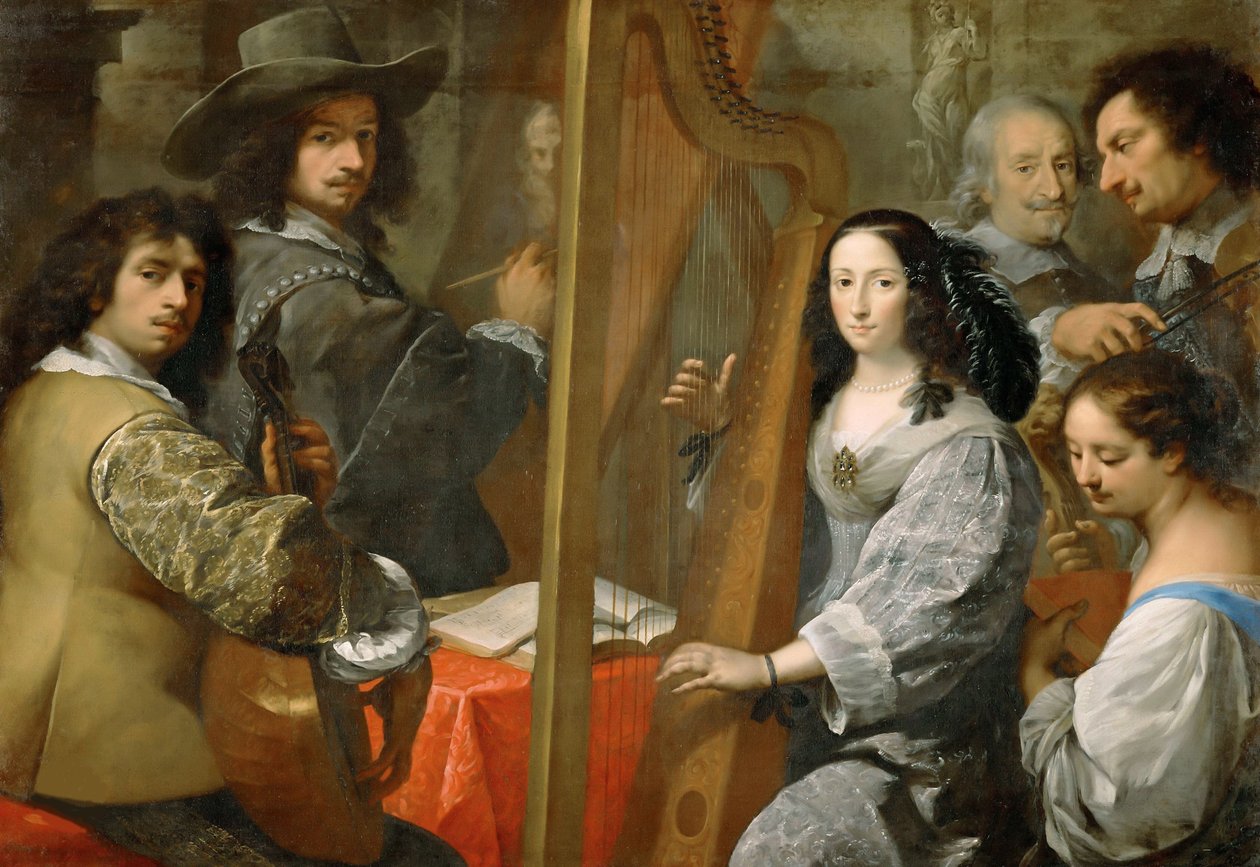 Autoritratto con famiglia, c. 1650 da Carlo Francesco Nuvolone