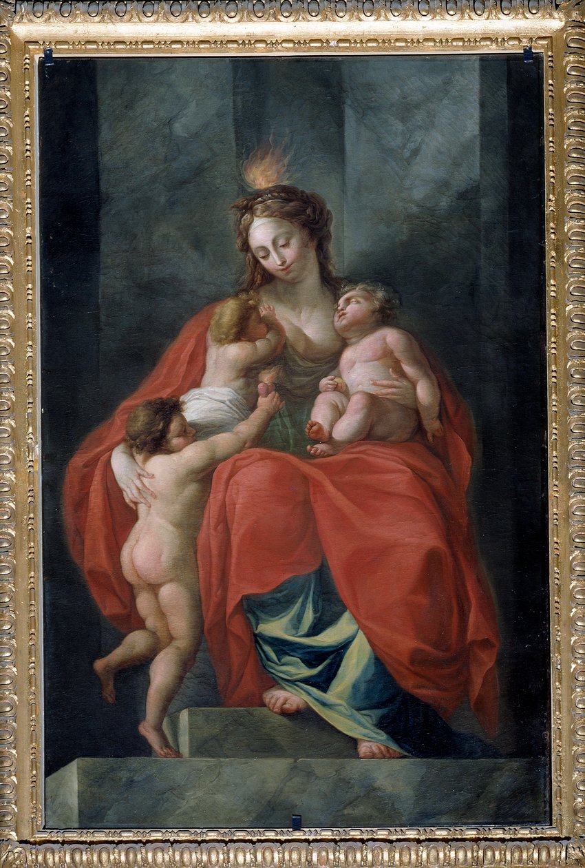 Allegoria dei tredici valori della repubblica: la Carità da Carlo Giuseppe Ratti