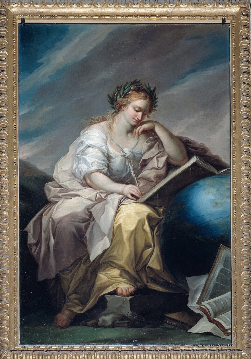Allegoria dei tredici valori della repubblica: la storia (dopo il 1783) da Carlo Giuseppe Ratti