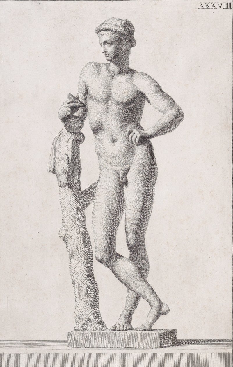 Statua di Mercurio da Carlo Gregori