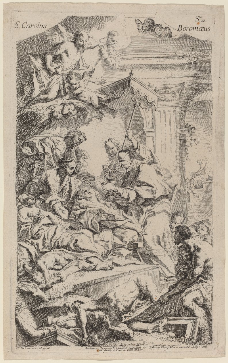 San Carlo Borromeo che dà l